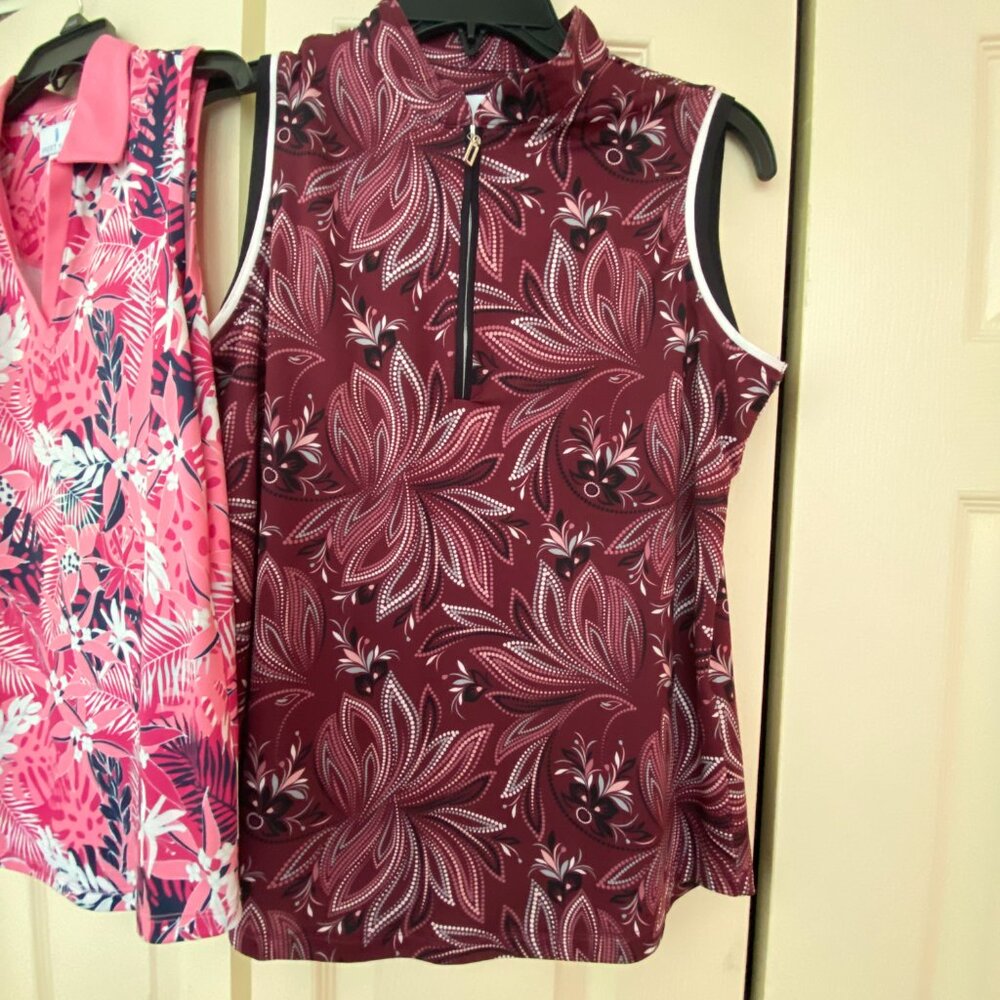 TWO Sport Haley Golf Shirts - Size Medium - Picture 2 of 5